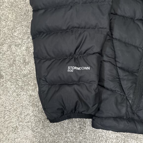 Eddie Bauer First Ascent Down Jacket Black Size Small Stormdown 800 - Picture 2 of 9